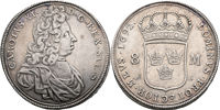 KARL XI (1660-1697). 8 mark 1692