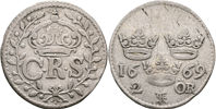 KARL XI (1660-1697). 2 öre 1669