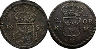 KARL XI (1660-1697). 2 öre KM 1663