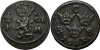 KARL XI (1660-1697). 1/2 öre KM 1663