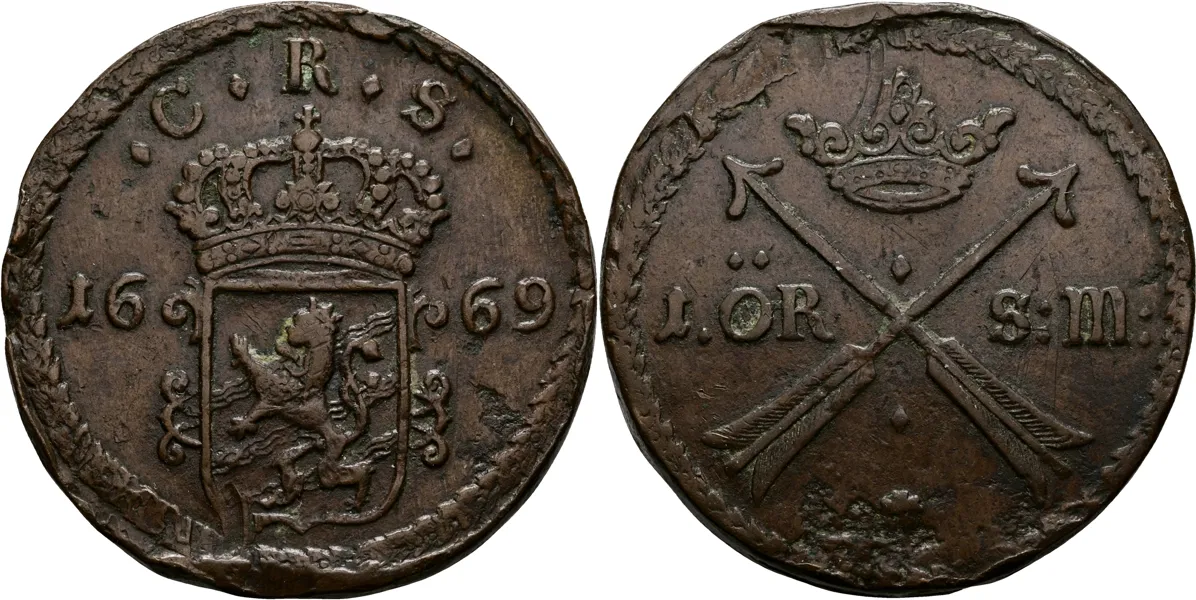 KARL XI (1660-1697). Öre SM 1669