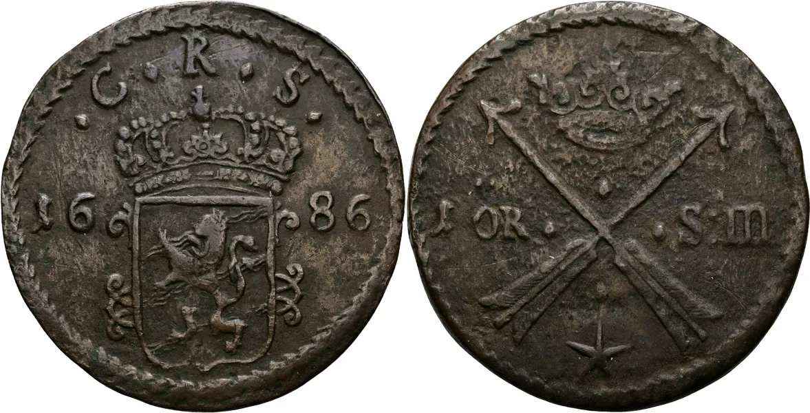 KARL XI (1660-1697). Öre SM 1686
