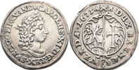 KARL XI (1660-1697). 1/6 taler 1675