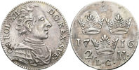 KARL XII (1697-1718). 2 mark 1716