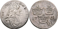 KARL XII (1697-1718). Mark 1701