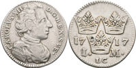 KARL XII (1697-1718). Mark 1717
