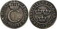 KARL XII (1697-1718). 4 öre 1718