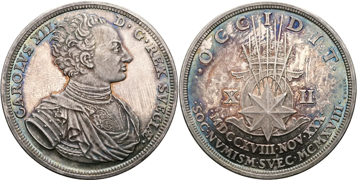KARL XII (1697-1718). Medalj