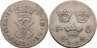 ULRIKA ELEONORA (1718-1720). 5 öre 1719