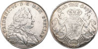 FREDRIK (1720-1751). Riksdaler 1744