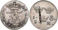 FREDRIK (1720-1751). 5 öre 1725
