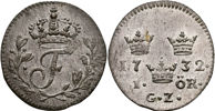 FREDRIK (1720-1751). Öre 1732