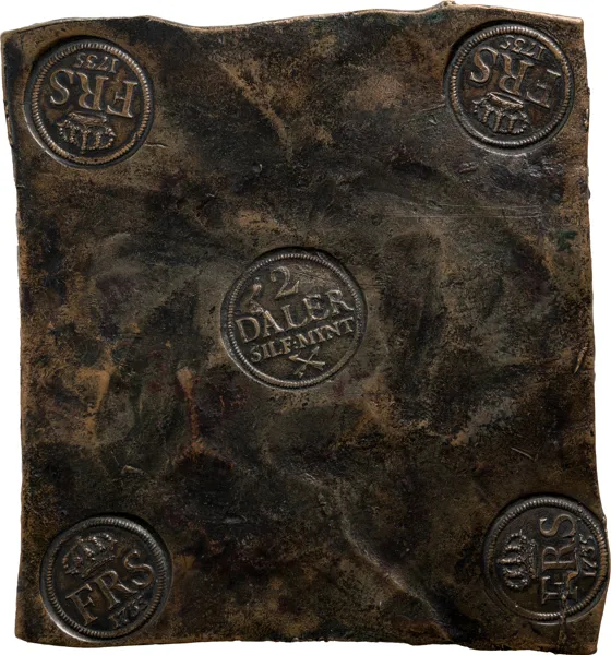 FREDRIK (1720-1751). 2 daler SM 1735