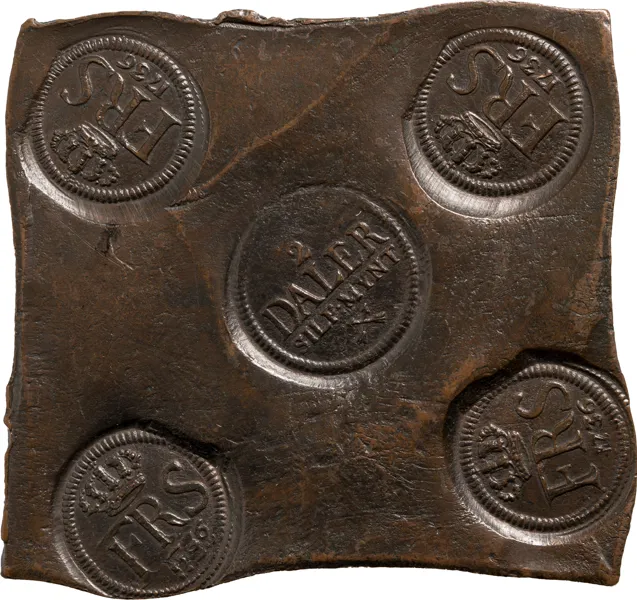FREDRIK (1720-1751). 1/2 daler SM 1736