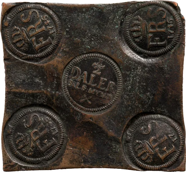 FREDRIK (1720-1751). 1/2 daler SM 1746