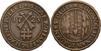 FREDRIK (1720-1751). 5 mark KM 1723
