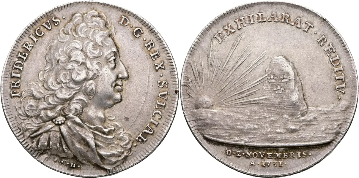 FREDRIK (1720-1751). Medalj