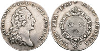 ADOLF FREDRIK (1751-1771). 1/4 riksdaler 1765