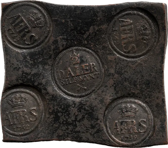 ADOLF FREDRIK (1751-1771). 1/2 daler SM 1752