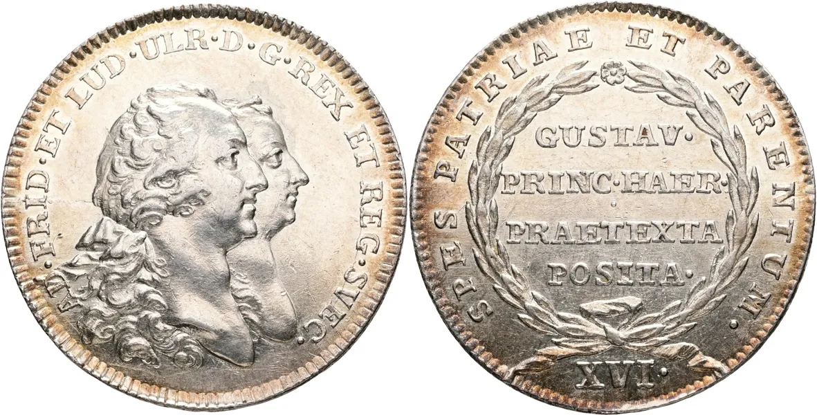 ADOLF FREDRIK (1751-1771). Medalj