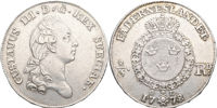 GUSTAV III (1771-1792). 2/3 riksdaler 1778