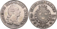 GUSTAV III (1771-1792). 1/6 riksdaler 1777