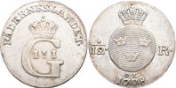 GUSTAV III (1771-1792). 1/12 riksdaler 1778