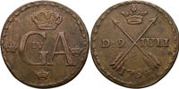 GUSTAV IV ADOLF (1792-1809). 1/2 skilling 1794