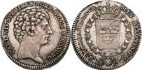KARL XIV JOHAN (1818-1844). 1/6 riksdaler 1819