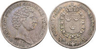KARL XIV JOHAN (1818-1844). 1/4 riksdaler specie 1836