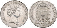 KARL XIV JOHAN (1818-1844). 1/8 riksdaler specie 1830