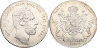 KARL XV (1859-1872). 4 riksdaler riksmynt 1867