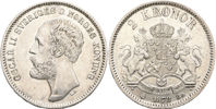 OSKAR II (1872-1907). 2 kronor 1878