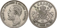 OSKAR II (1872-1907). 2 kronor 1880