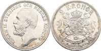 OSKAR II (1872-1907). 2 kronor 1892
