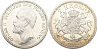 OSKAR II (1872-1907). 2 kronor 1900