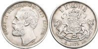 OSKAR II (1872-1907). Krona 1875