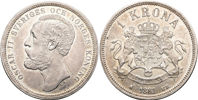 OSKAR II (1872-1907). Krona 1881