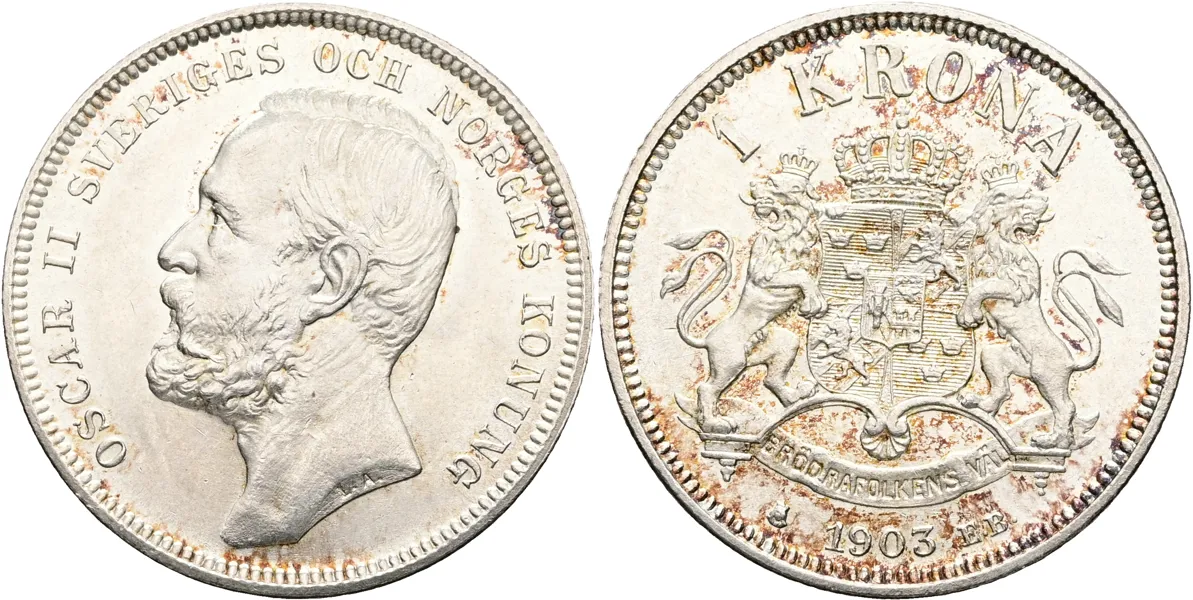 OSKAR II (1872-1907). Krona 1903