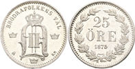 OSKAR II (1872-1907). 25 öre 1875